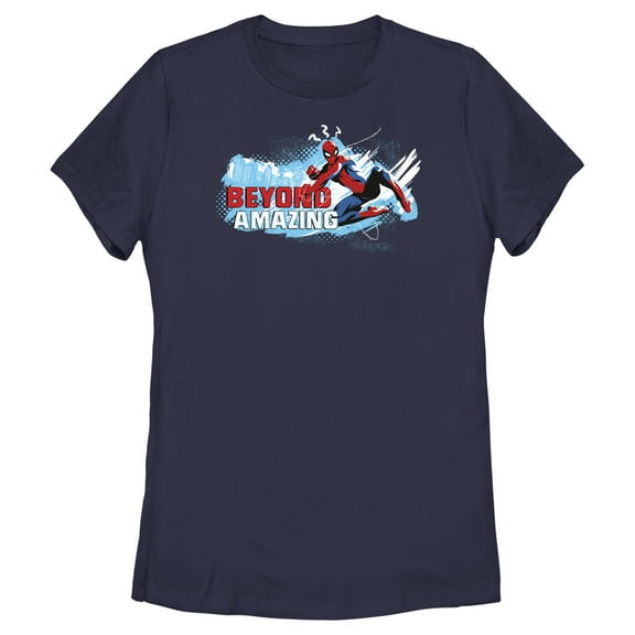 Women's Marvel Spider-Man Beyond Amazing BEYOND SWING POSE T-Shirt