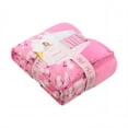 thumbnail image 7 of Paris Hilton Luxe Plush Oversized Reversible Butterflies Pink Throw, for Adults and Teens, 7 of 7