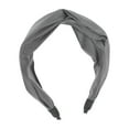 thumbnail image 3 of Unique Bargains 1 Pc Headband Cross Solid Hair Accessories for Women Gray, 3 of 5