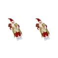 thumbnail image 3 of Bewildely Christmas Doll Santa Claus Home Ornament for Bag Table Shop with Gifts Type2 NO2, 3 of 6