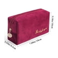 thumbnail image 2 of FAMTKT Flannel Makeup Storage Bag with Bag Style Large Capacity Women's Storage Bag, Cosmetic Bag, 2 of 2