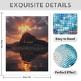 thumbnail image 3 of Diamond Art Kits for Adults - 5d Sunset Cross Reflection Serenity Diamond Painting for Adults, Diamond Art for Adults Beginners, Frameless Diamond Painting Kits for Adults for Home Wall Decor, 3 of 7