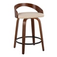 thumbnail image 4 of Grotto Counter Stools for Kitchen Counter in Faux Leather, Counter Height Chairs, Bar Stools Set of 2, Counter Height Chairs, Bar Stools For Kitchen Island, 4 of 6