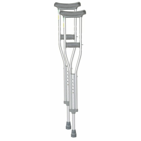 Essential Medical Supply Endurance Adult Crutches, 5'2" to 5'10"