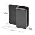 thumbnail image 6 of CRL DSBEV10RB Oil Rubbed Bronze Beveled Style Frameless Shower Door Stop, 6 of 6