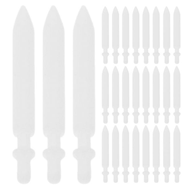 36 puntas de nailon blanco de 0,7 mm para rotuladores de pintura. Puntas de pincel y cincel rellenables para rotuladores acrílicos a base de aceite.