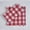 Red and White, variant on Fingercraft Dinner Cloth Napkins, Everyday Use, Soft and Well Absorbent Cotton Buffalo Plaid Table Napkins, 12 Pack, 20x20 Black and White