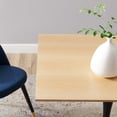 thumbnail image 6 of Dining Table, Square, Wood, Black Brown Natural, Modern Contemporary Urban Design, Kitchen Room Cafe Bistro Restaurant Hospitality, 6 of 6