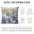 thumbnail image 6 of Acheng Watercolor Forest Mountain Tree Pillow Covers Colorful Landscape Pine Forest Mountains Artistic Pillowcase Set of 2 Home Decor Square for Living Room Bed Sofa Chair Couch White, 6 of 6