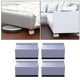 thumbnail image 5 of Elevadores de Muebles Yotijar Gris grande Extensores de patas de cama 4 piezas, 5 of 8