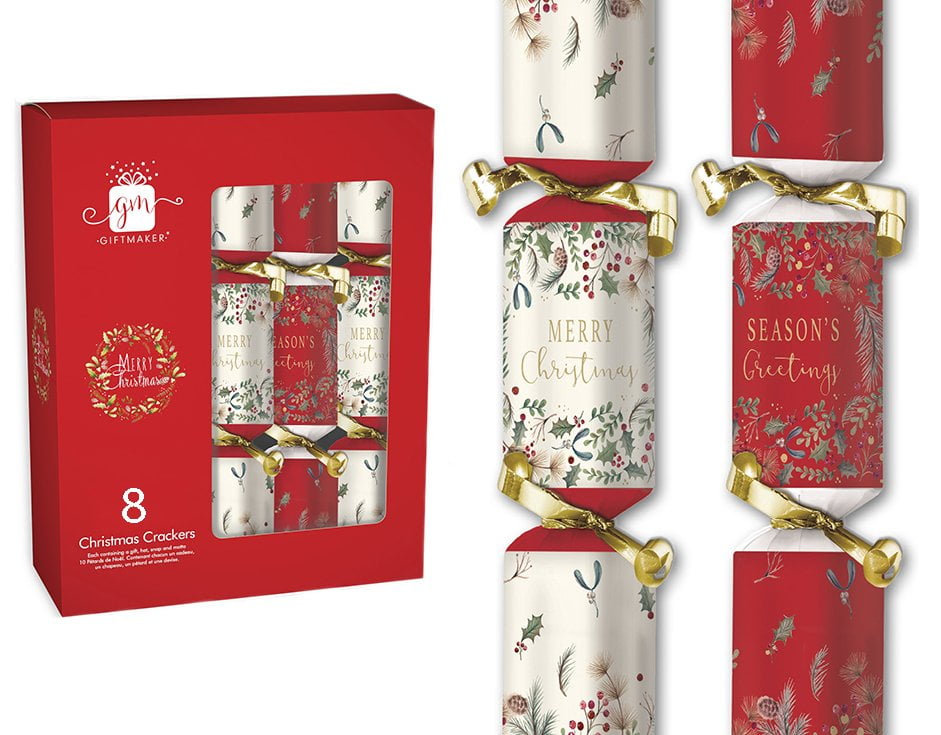 Buy Christmas Crackers Set Traditional Merry Christmas & Seasons