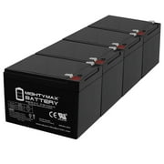 12V 12AH Battery Replaces Valley Dynamo Great 8 Billiards - 4 Pack