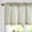 Boxter Stripe | Sage Green on Linen, variant on Valance Curtain Linen Textured Striped Window Curtain for Living Room Light Filtering Ticking Stripe Farmhouse Valance for Kitchen Rod Pocket 1 Panel 16 Inch Sage Green on Linen 1 Panel