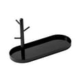 thumbnail image 4 of FVDPWYE Entryway Tray Key Bowl Elegant Storage Holder Jewelry Dish Organizer for Desktop Black Single, 4 of 9