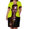 thumbnail image 3 of Vestido holgado de cuero sintético cálido con bolsillos, ropa de mujer, vestido de cumpleaños para mujer, vestido largo para mujer, vestidos de verano para mujer 2025, 3 of 7