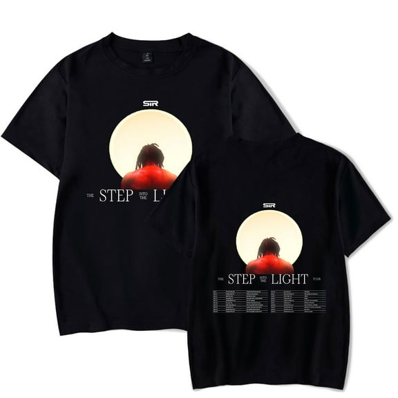 SiR The Step Into The Light Tour T-Shirt Merch Summer For Women/Men Unisex Short Sleeve Tshirt Fashion Streetwear