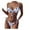 White, variant on VerPetridure Bikini Sets for Women Push Up Women Printing Bandage Bikini Set Push-Up Split Swimwear Beachwear Swimsuit
