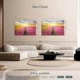 thumbnail image 3 of Elephant Stock Tulip Flower Field Wall Art - Horizontal Canvas Wall Art - Living Room Wall Decor - Nature Canvas - Orange And Pink Decor - 48" x 32", 3 of 4