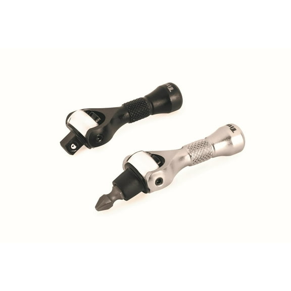 Titan Tools 11332 2 Piece 1/4 In. Nano Ratcheting Bit Driver Set