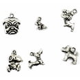 thumbnail image 3 of 15Pcs Colgantes Vintage Animal Perro Yinane Amuletos para Hacer Joyas, 3 of 6