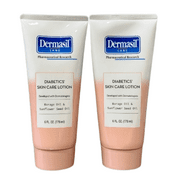 Dermasil Diabetics' Skin Care Lotion with Borage Oil & Sunflower Seed Oil, 6 OZ (2 Pack)