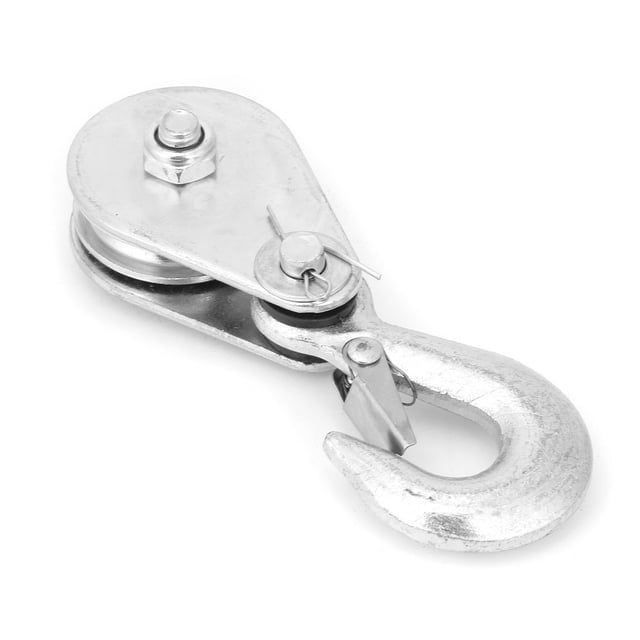Bloque de polea de metal, polea de elevación de acero de alta resistencia de 1 pieza Polea de elevación de acero Durabilidad probada en el tiempo