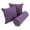 Grape, variant on Blazing Needles Double-corded Solid Twill Throw Pillows with Inserts (Set of 3)-Style:Sunset