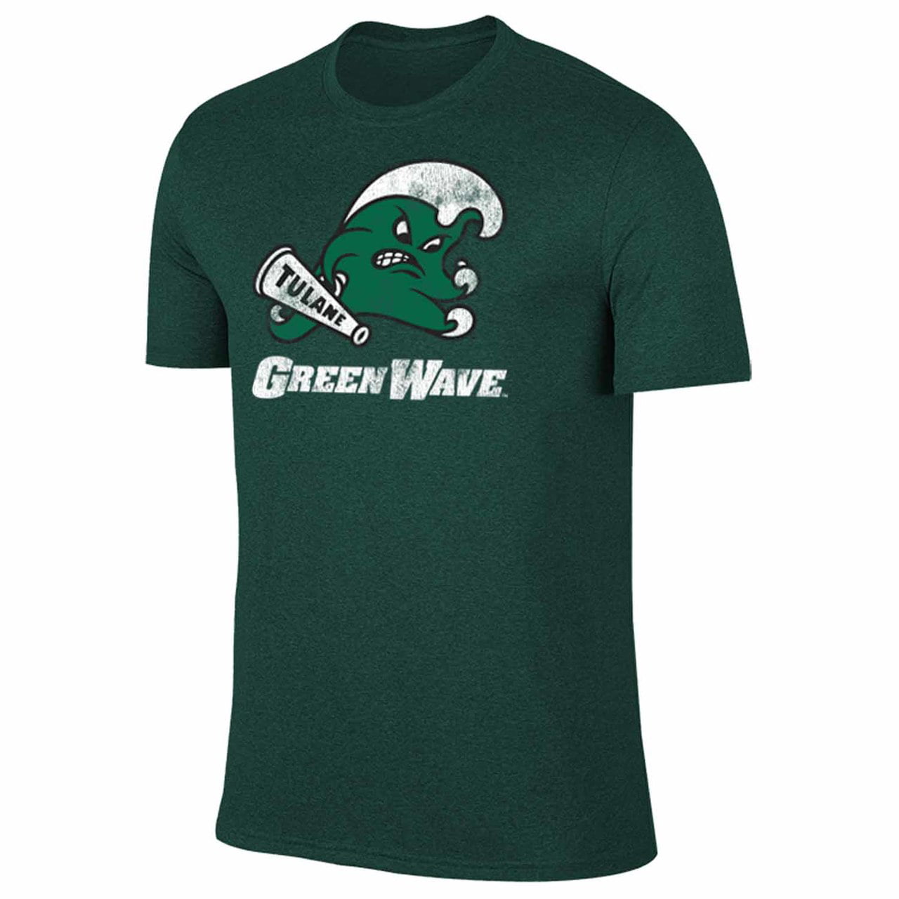 Campus Colors NCAA Adult MVP Heathered Logo Long-Sleeve Shirt