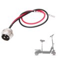 thumbnail image 2 of Sonducket Conector de carga para patinete eléctrico, 8 Uds., redondo, 3 agujas, 2 cables, adaptador de puerto de carga para patinete eléctrico Patinetes eléctricos, 2 of 6