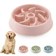 thumbnail image 1 of Feelers Dog Slow Feeder Bowl, Anti-Gulping Pet Slower Feeding Dishes, Preventing Choking Healthy Dog Bowl for Puppies & Medium Dogs, Pink, 1 of 6