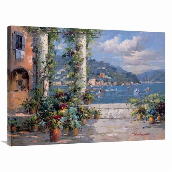 Global Gallery GCS-124200-3040-142 30 x 40 in. Hillside VIew II Art Print - Jackson