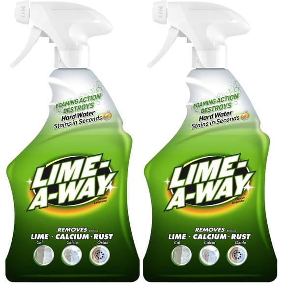 Limpiador Lime-A-Way 650 ml, paquete de 2, contra sarro, calcio y óxido