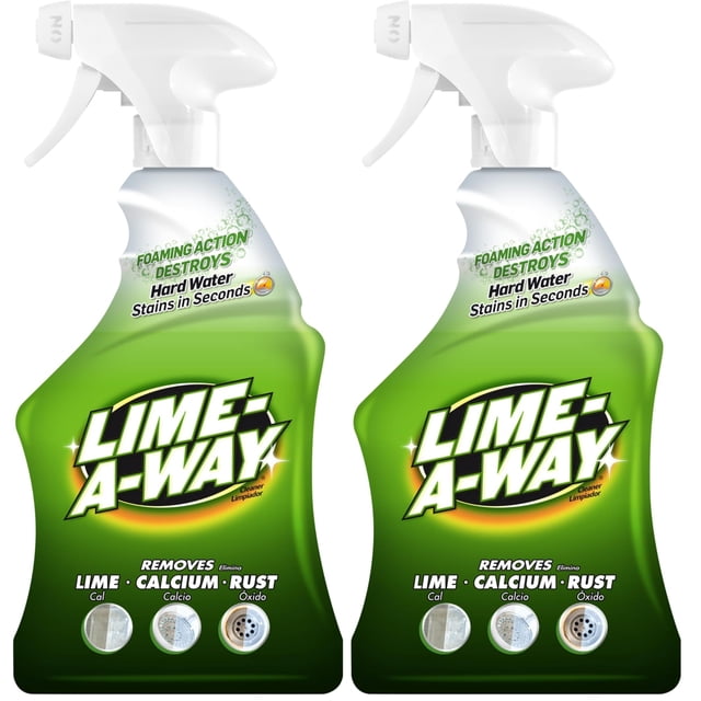 Limpiador Lime-A-Way 650 ml, paquete de 2, contra sarro, calcio y óxido