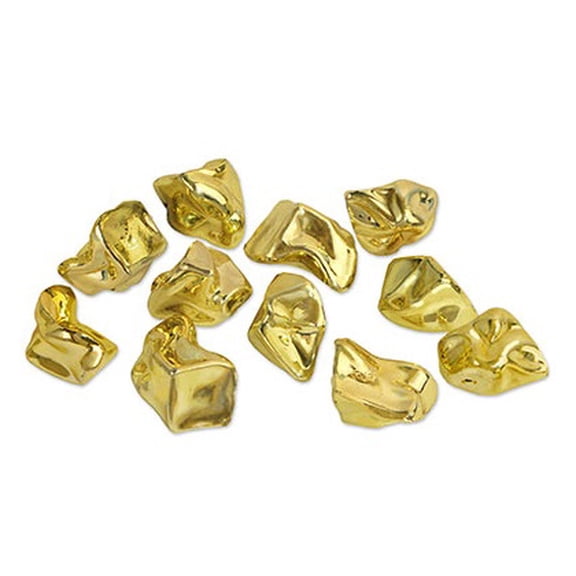 Club Pack of 24 Gold Solid Nugget Tabletop Decor 5.75"