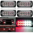 thumbnail image 3 of LINLIN Side Warning Lights, 4PCS 12LED Side Marker Light Emergency Strobe Lamps Flashing Lights for Truck and Car 12-24V Universal, 3 of 8