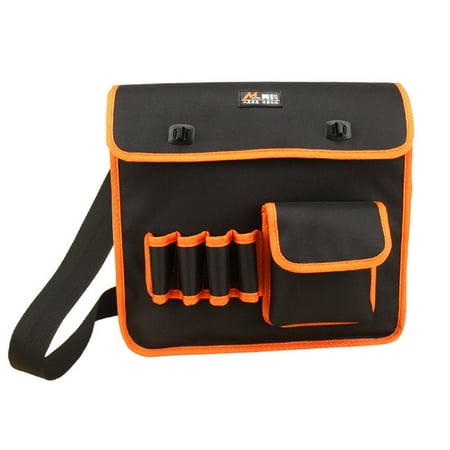 

1Pc Electrician Tool Bag Waterproof Workbasket Tool Storage Pouch (Black)