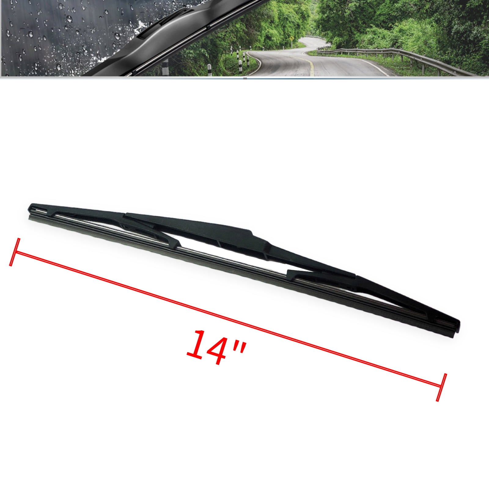 SOCOOL 3Pcs Front & Rear Windshield Wiper Blades Fit For Hyundai Tucson 2018-2021 (Pack of 3)，26"+16"+14A, Y210N0Q9B