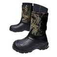thumbnail image 3 of YLYL Men's Winter Snow Boots Waterproof Insulated Fur Lined Warm Anti-Slip Mid Calf Boots, 3 of 9