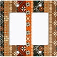 thumbnail image 6 of Metal Light Switch Plate Outlet Cover Colorful Ethnic Aztec Tribal Pattern SFR052, 6 of 13