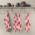 thumbnail image 5 of Dreamtimes Soft Absorbent Reusable Kitchen Towels, Set of 4|28x18 in, Raspberry Dining Kitchen Living Room Tea Towels Dish Towels Decorative Towels, 5 of 7