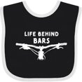 thumbnail image 3 of Inktastic Life Behind Bars Mountain Bike Boys or Girls Baby Bib, 3 of 4