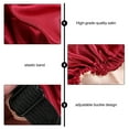 thumbnail image 5 of ORDDIART Enveloppe pour Cheveux en Satin pour Dormir 1 Pcs Rouge Foncé à Double Couche, 5 of 5