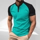 thumbnail image 1 of pstuiky camisetas de hombre, Blusas deportivas informales de verano para hombre, de manga corta, color liso, con cuello en V ropa de hombre m, 1 of 6