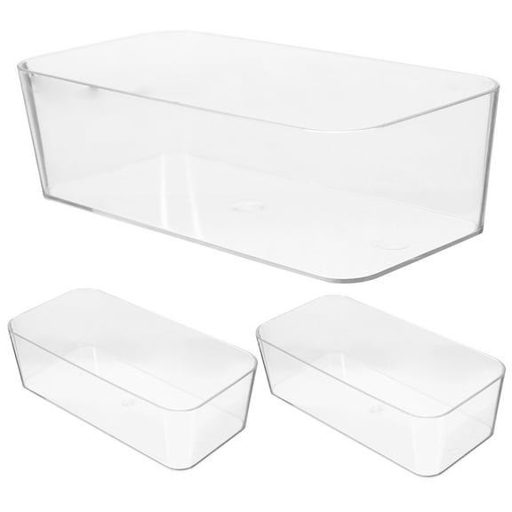 Phenofice 3Pcs Organizer for Kitchen with Acrylic Bins