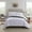 Grey, variant on Serta Simply Clean Skyler Textured Geometric 2-Piece Comforter Set, Twin XL