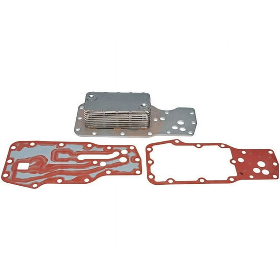 Oil Cooler - Compatible with 2008 - 2017 Freightliner M2 106 ISB 6.7 Cumins 2009 2010 2011 2012 2013 2014 2015 2016