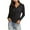 Black, variant on Cardigan Sweaters For Women Summer Long Sleeve V-Neck Short Solid Color Knitted Button Hoodless Casual Outwear White Outerware Coats S