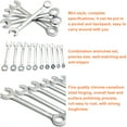 thumbnail image 2 of 10pcs Mini Spanner Wrenches Set Explosion-proof Pocket Spanner Wrenches Hand Tool British Metric Type Optional, 2 of 4