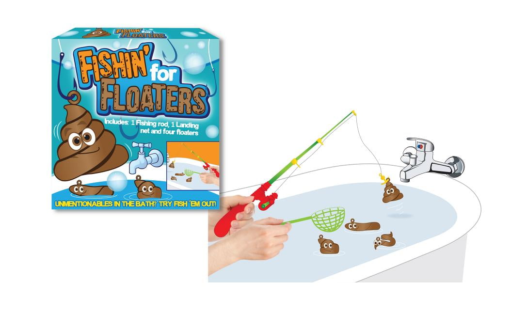 Fishing For Floaties Water Fun Floaters Novelty Poo Game Kids Adults Bath Time 