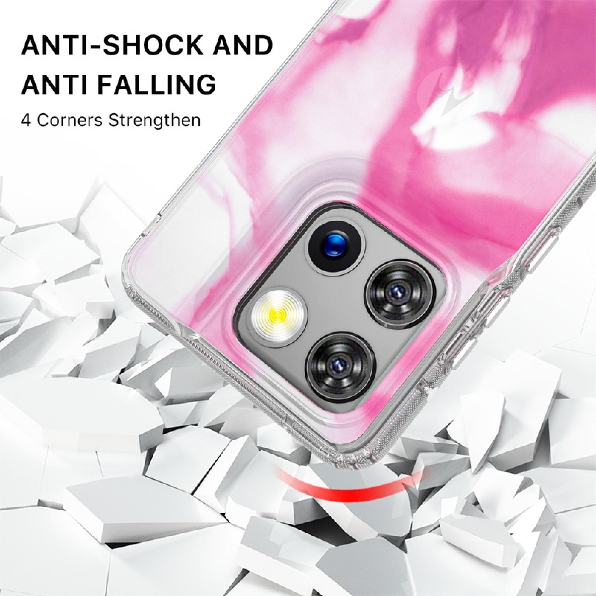 Mood Series Case compatiable with Motorola Moto G Stylus 5G (2025) – Blushing Slim Protective Cover with Shock-Absorb Corners